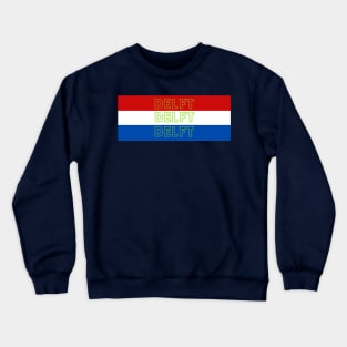 Delft City in Netherlands Crewneck Sweatshirt